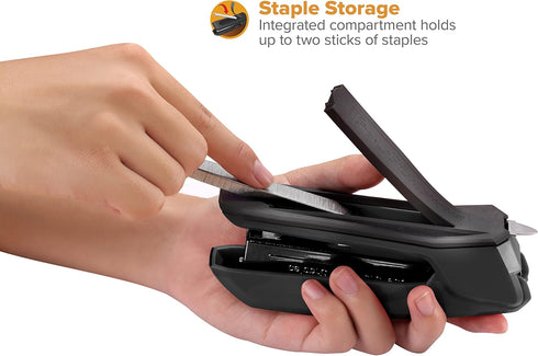 Bostitch Office Ascend 3 in 1 Stapler Value Pack, 20 Sheet Capacity, Includes 5000 Staples, Assorted Colors