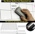 Large Project Management Vision Board for Wall, 36"x42" Laminated Whiteboard for Scheduling and Tracking Progress