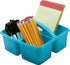 Teacher Created Resources Portable Plastic Storage Caddy, 3 Compartment for Classrooms, Kids Room, Office Organization,