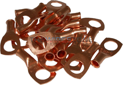 Install Bay Copper Ring Terminal 8 Gauge, 3/8 Inch, 25 Pack - CUR838