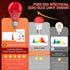 BrightArk 625nm Bulb 100% E26 9W Bulb 2-Pack Red Light for Sleep, Blue Light Blocking, Promotes Melatonin Production