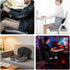 ZHZKGMLBVB Seat(Blue-1) Ergonomic Seat Cushion with Back Support,Orthopedic Cushion for Office Chair and Car,Pressure