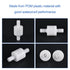 MECCANIXITY Non Return Check Valve, 3/8 Inch Dia. One Way Inline Hose Connector for Water Tank Pump