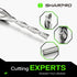 1/8 1/4 1/8 Inch 1/4 1" 3" Router Bits Shank, Spiral Downcut Router Bit, CNC Router Bits, Down Cut End Mills Shank