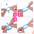 Xyembu 50 (10 Pcs Loose Leaf Binder Rings, Plastics Notebook Paper Ring, Colorful Book Rings, Binder-Rings for Flash