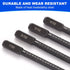 Ouvlaiz 4-Piece Set (1/32", 2/32", 3/32", 4/32") Set Center Punch Hardened Steel Precision Punch & Nail Tool Kit