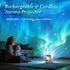 7 Dimmable TOBTOS Northern Lights Projector with Bluetooth Speaker & White Noise - Colors Ocean Wave Night Light