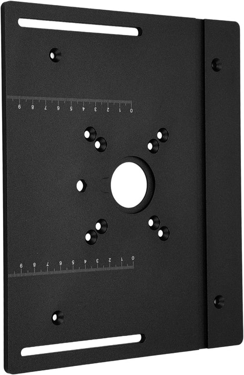 AQFNEB Aluminum Alloy Router Flip Board, Metal Woodworking Insert Base Plate for Router Table Saw, Flip Top Router