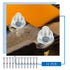 Zonon 12 Sets Galvanized Carriage Bolt Kit, Rust Resistance Bolts, Washers, and Nuts for Fastening Accessories