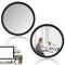 Lusofie 2 Pcs Cubicle Mirror, Adjustable Cubicle Mirror to See Behind You, 2.24