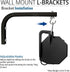 AKIA SCREENS 10 Inch 310" (AK-ZLB10B) Universal Projector Screen L-Bracket Wall Mount Kit with Wall Hanging Hooks