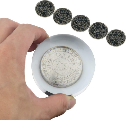 Dandelion 6X Dome/Paperweight Magnifier with Pouch for Table Magnifying