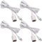 UL 15Ft Extension Hanging Lantern Cord Cable JACKYLED 4-Pack 360W with E26