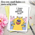 NobleWorks - 1 Cartoon Jumbo Birthday Card (8.5 x 11 Inch), Funny Bday Notecard, Comic Humor