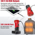 Milwaukee 12V M12 Battery Power Source Adapter, Power Wheel Charger Adapter with 12V DC Port for Heated Jacket