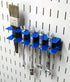 Wall Control Pegboard Slotted Tool Holder Bracket - Accessory for Slotted Tool Board - Blue