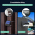 4000K 3000K 1000LM 1pcs Solar Fence Light Outdoor, Solar Wall Lights with Motion Sensor, Small Solars Light for Deck