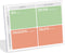 Large Eisenhower Matrix Sticky Notes, 50 pages, 8x6” by DAILY RITMO