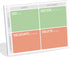Large Eisenhower Matrix Sticky Notes, 50 pages, 8x6” by DAILY RITMO