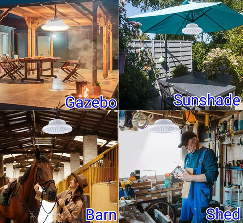 Night,96Leds 2 Remotes,IP65 HULPPRE Solar Shed Light-Daytime or Brighter White Solar Light Indoor&Outdoor