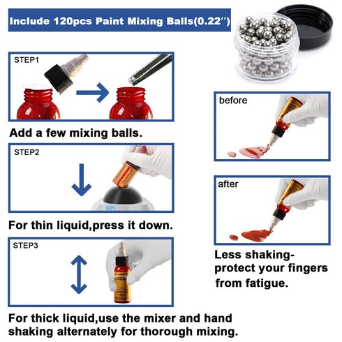 ONiLAB Mini Vortex Mixer with Touch Function, Lab Mixing for Nail Polish, Eyelash Adhesives, and Acrylic Paints