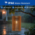 2-Pack Solar Lanterns Outdoor Hanging Portable Table Top Decorative Lamp DIY Lantern Lights Water-Resistant for Outside