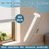 QincLing 30Pcs 3 Inch Vinyl Shutter Fasteners, White Window Shutter Panel Pegs Shutter Screws Lok Pins Plastic Shutter