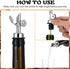 JOUTYFOR 12 Pcs Weighted Stainless Steel Liquor Bottle Pourers Auto Flip Olive Oil Dispenser Spout Balsamic Alcohol