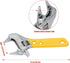 Extra Slim Jaw Adjustable Wrench, 4-Inch/5-Inch, Black Metal