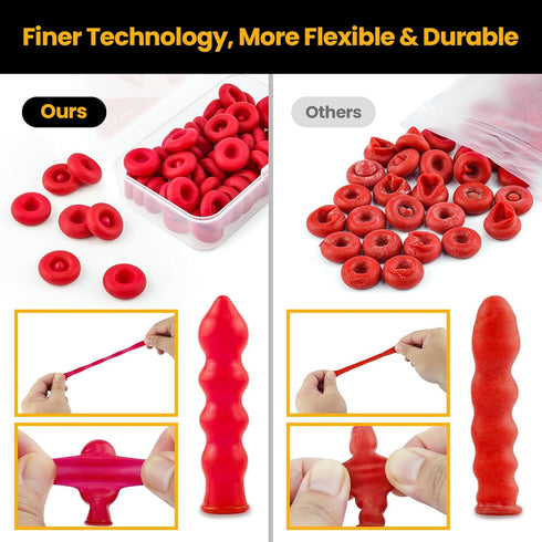 10/20/70/80/100 Pcs Caulk Tube Sealing Caps, Universal Fit Reusable Cover for Preserving Open Caulking Tube