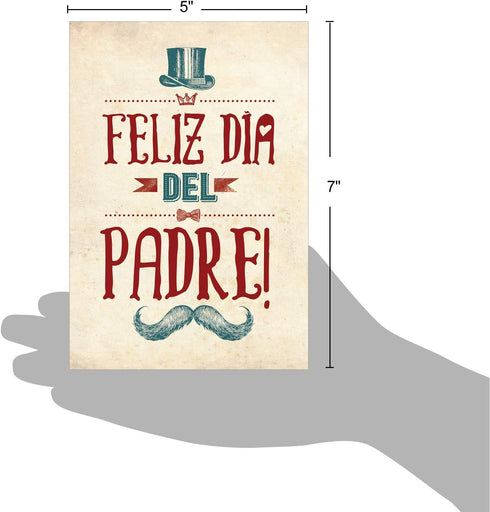 NobleWorks - 1 Funny Father's Day Card for Dad, Pa, Pop, Daddy, Stepfather, Grandpa w/Envelope