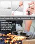 Nicpro 2mm Welder Mechanical Pencil Set with 24PCS Silver Refills, Metal Lead Holder for Welding, Cutting, Woodworking