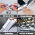 Premium Aluminum Foil Tape, Heavy Duty Silver Duct Tape, 2in x 65ft for HVAC Insulation
