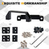 KOOTANS 2 Sets Door Handle and Frame Hinges Install Kit for 20x20 Aluminum Extrusion Profile Slot