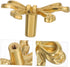 Bow Cabinet Handles Stylish Brass Pull Knobs for Wardrobes Shoe Cabinets Bedside Tables Decorative Bow Design Furniture