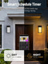 1500LM 30+ IP65 2 Pack OIYN Outdoor Wall Light, Smart RGBICWW Porch Lights Outdoor, Modern Wall Sconce with Scene