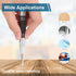 2Pcs Heavy Duty Automatic Center Punch, 5'' Premium Steel Spring Loaded Adjustable Marker Tool for Metal, Plastics