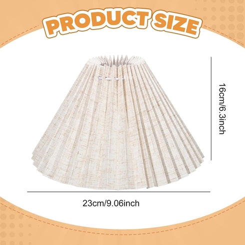Generic 39 Pleated Lampshade Desk Lamp Cover Modern Minimalist Easy Assembly Floor Light Cover Table Lamp Shade