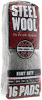 Homax #4 Extra-Course American Steel Wool Pad #4, 16-pack
