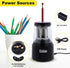 Electric Pencil Sharpener, Powerful Stall-Free Motor, Office Personal Super Sharp, 10yr Warranty (Black)