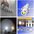 LED Flashlight Bulb Upgrade Replacement 3CD 4CD Cells 4.5V 6V 18V DC4-24V LED Conversion Kit (4Pack)