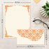 96 Set (64 32 2 8.5 11 Anzon Mories Piece Stationary Sheet Paper and Envelope) Both Side Line Vintage Ivory Lace