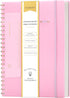 Yoment 8.5 x 11 Spiral Notebook - A4 Large College Ruled Journals, 100 GSM Paper, Pink, for School Note Taking