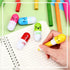 Lincia Pen Pills Bulk - 200 Pcs Cute Cartoon Emotion Ballpoint Pens for Nurse Week School Doctor, 6 Colors
