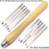 12mm Interchangeable Handle Made of Solid Beech with Aperture Woodturning Tools Carbide Wood Lathe Tool Hollower