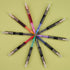 WRITECH 10 Pcs Rolling Ball Quick Dry Liquid Rollerball - 0.5 mm Extra Fine Point Multicolor (Multicolor)