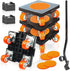 Heavy Duty Furniture Movers, Lifter Tool Set of 4, 880 Lbs Load Capacity, 360° Rotation Wheels for Moving