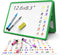 Small Dry Erase White Board with Stand, Double-Sided Portable Mini Whiteboard for Kids, Home, and Office