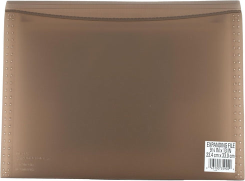 Mead Expanding File Folder, 13-Pocket School Organizer, Paper Organizer, 9-1/4" x 13", Expandables, Tan (38524)
