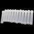 Honbay 12pcs 10ml Plastic Test Tubes, Screw Cap Vial Container with White Seal Cap